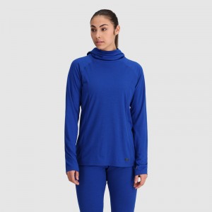 Outdoor Research Alpine Onset Merino 150 Hoodie Damen Blau | Österreich-219ETQZKD