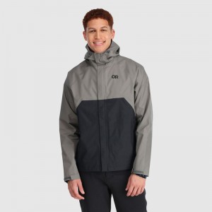 Outdoor Research Apollo Regenjacke Herren Grau Schwarz | Österreich-731IOTCGV