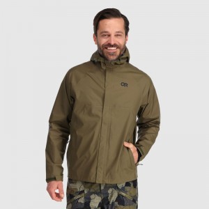 Outdoor Research Apollo Regenjacke Herren Olivgrün | Österreich-861AKYULC