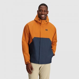 Outdoor Research Apollo Regenjacke Herren Orange Dunkelblau | Österreich-695THGXOB