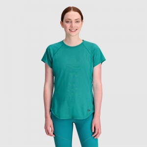 Outdoor Research Argon Kurzes Sleeve T-shirts Damen Türkis | Österreich-389BDNECI