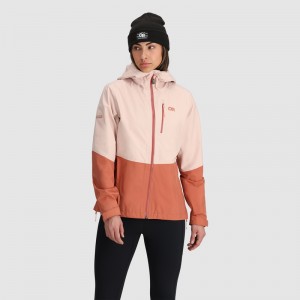 Outdoor Research Aspire II GORE-TEX® Jacken Damen Hellrosa Orange | Österreich-584VNKJAW