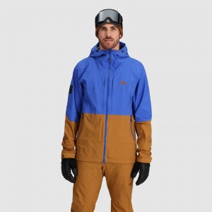 Outdoor Research Carbide Skijacke Herren Blau Braun | Österreich-514WNQBSK