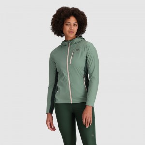 Outdoor Research Deviator Hoodie Jacken Damen Grün | Österreich-326TNEJLO