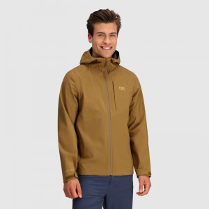 Outdoor Research Dryline Regenjacke Herren Hellbraun | Österreich-671THIWZB