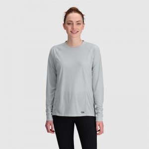 Outdoor Research Echo Long Sleeve T-shirts Damen Hellgrau | Österreich-291RAIJVE