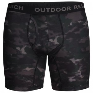 Outdoor Research Echo Printed Unterwäsche Herren Schwarz Camouflage | Österreich-512HGSTLJ