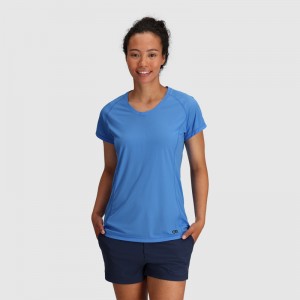 Outdoor Research Echo T-shirts Damen Blau | Österreich-240NRAEGL