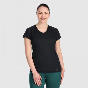 Outdoor Research Echo T-shirts Damen Schwarz | Österreich-510SGWHOD