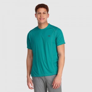 Outdoor Research Echo T-shirts Herren Türkis | Österreich-176WRDHBV