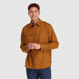 Outdoor Research Feedback Flannel Hemd Herren Braun | Österreich-813QXVEZG