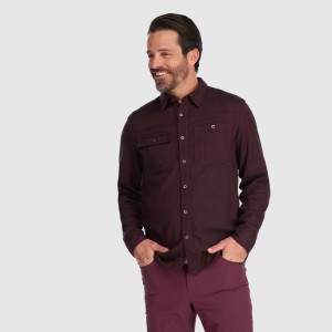 Outdoor Research Feedback Flannel Hemd Herren Bordeaux | Österreich-794LWVPBI