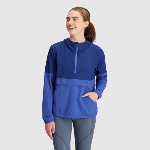 Outdoor Research Ferrosi Anorak Jacken Damen Blau | Österreich-284OPJNZR