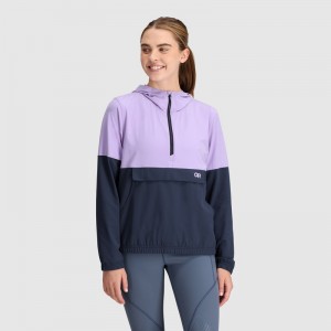 Outdoor Research Ferrosi Anorak Jacken Damen Lila Navy | Österreich-138SCNZPW