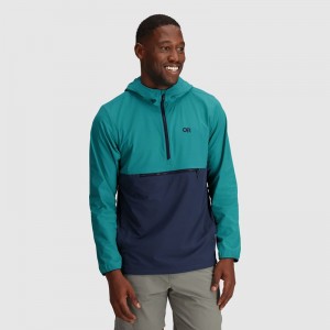 Outdoor Research Ferrosi Anorak Jacken Herren Türkis Navy | Österreich-679QBEMCT