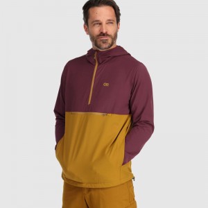 Outdoor Research Ferrosi Anorak Jacken Herren Bordeaux Braun | Österreich-974HCWAFY