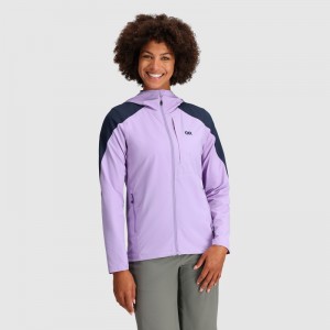 Outdoor Research Ferrosi Hoodie Damen Lila Navy | Österreich-167VDWKNJ