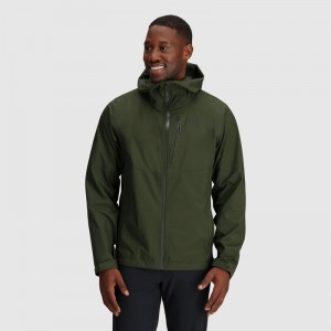 Outdoor Research Foray II GORE-TEX® Regenjacke Herren Dunkelgrün | Österreich-942YBVOQE