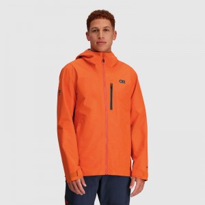 Outdoor Research Foray Super Stretch Regenjacke Herren Orange | Österreich-386TLICWF