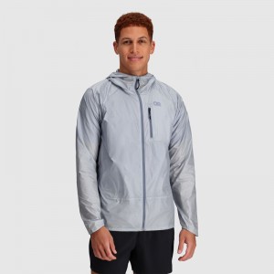 Outdoor Research Helium Wind Hoodie Jacken Herren Hellgrau | Österreich-268NGVJYB