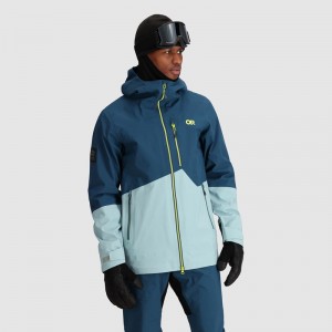 Outdoor Research Hemispheres II GORE-TEX® Skijacke Herren Blau Hellblau | Österreich-465EPUJLZ