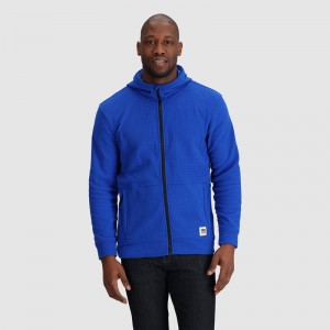 Outdoor Research Mega Trail Mix Fleece Full Zip Hoodie Herren Blau | Österreich-748KBOEDJ