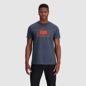 Outdoor Research OR Advocate Kurzes Sleeve T-shirts Damen Navy | Österreich-102UIKDWC