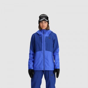 Outdoor Research Skytour AscentShell Skijacke Damen Blau | Österreich-612CJMDSA