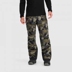 Outdoor Research Snowcrew Skihose Herren Grün Camouflage | Österreich-839YCPZAN