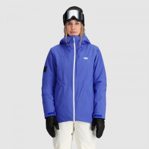 Outdoor Research Snowcrew Skijacke Damen Blau | Österreich-529QBSWCT