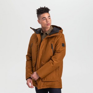 Outdoor Research Stormcraft Down Parka Herren Braun | Österreich-837FPKRLZ