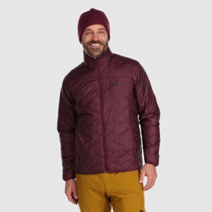 Outdoor Research SuperStrand LT Daunenjacke Herren Bordeaux | Österreich-048DVTOCP