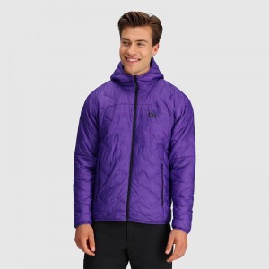 Outdoor Research SuperStrand LT Hoodie Daunenjacke Herren Lila | Österreich-759XZOJAV