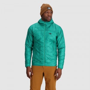 Outdoor Research SuperStrand LT Hoodie Daunenjacke Herren Türkis | Österreich-698JZESBW