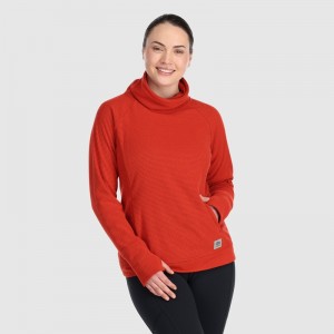 Outdoor Research Trail Mix Cowl Pullover Damen Rot | Österreich-603WOKVDJ