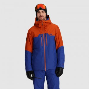 Outdoor Research Tungsten II Skijacke Herren Orange Blau | Österreich-234XOCEWP