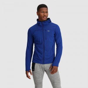 Outdoor Research Vigor Grid Fleece Full Zip Hoodie Herren Blau | Österreich-094EUPQBS