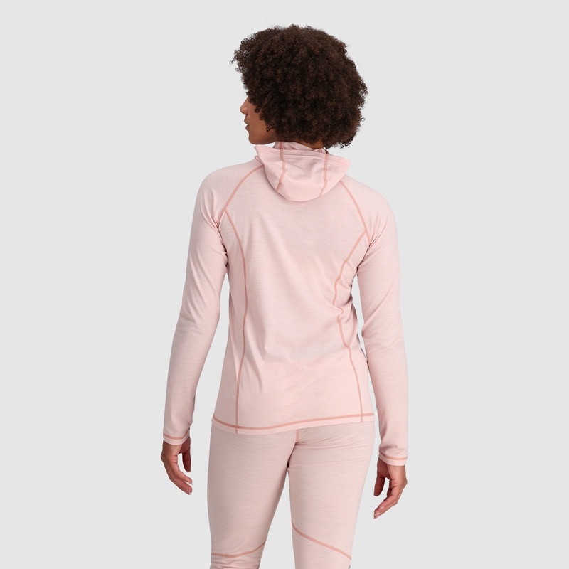 Outdoor Research Alpine Onset Merino 150 Hoodie Damen Rosa | Österreich-806ZIQUTR