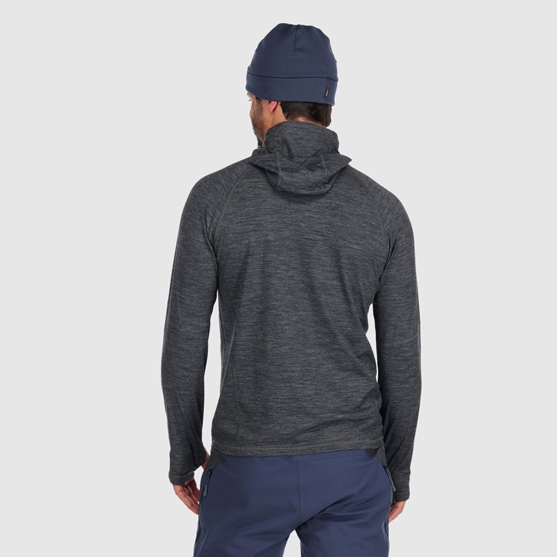 Outdoor Research Alpine Onset Merino 150 Hoodie Herren Dunkelgrau | Österreich-342ZAKOWS