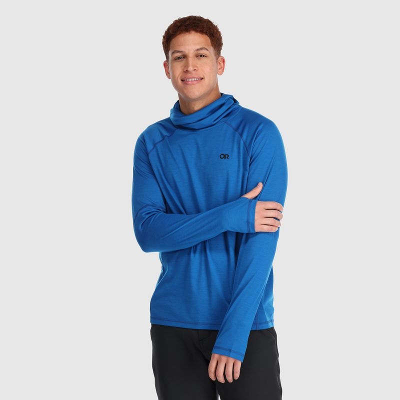 Outdoor Research Alpine Onset Merino 150 Hoodie Herren Blau | Österreich-803LOSRYT