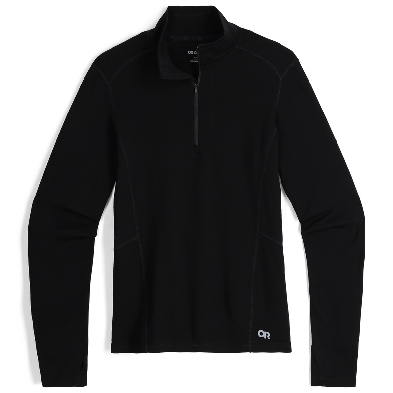 Outdoor Research Alpine Onset Merino 240 Half Zip Funktionsshirt Damen Schwarz | Österreich-426CSXHLT