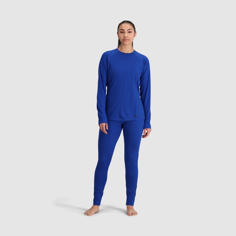 Outdoor Research Alpine Onset Merino Crew Funktionsshirt Damen Blau | Österreich-906PMCYLH