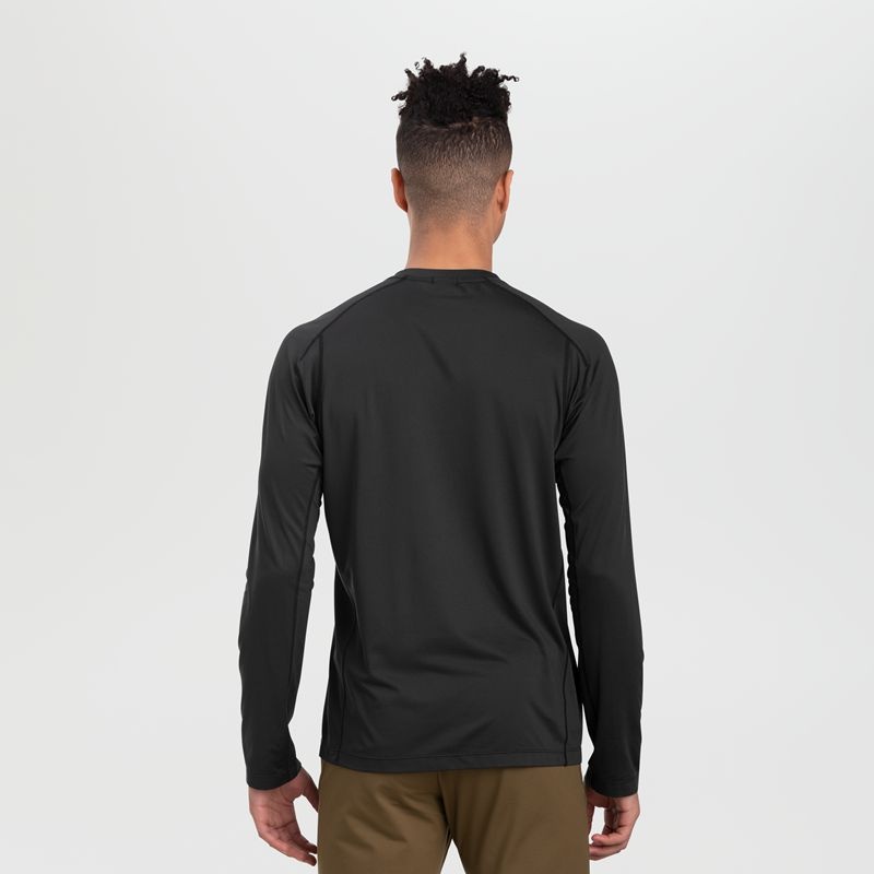 Outdoor Research Alpine Onset Merino Crew Funktionsshirt Herren Schwarz | Österreich-479FMPEYC