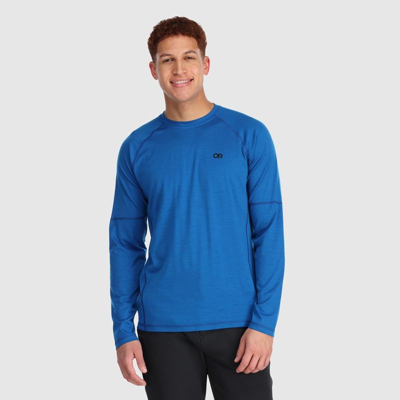 Outdoor Research Alpine Onset Merino Crew Funktionsshirt Herren Blau | Österreich-948SYWTXU