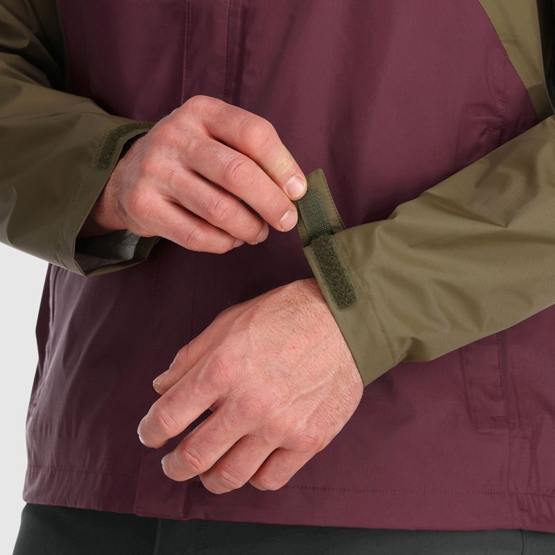 Outdoor Research Apollo Regenjacke Herren Olivgrün Bordeaux | Österreich-316TQNFWL