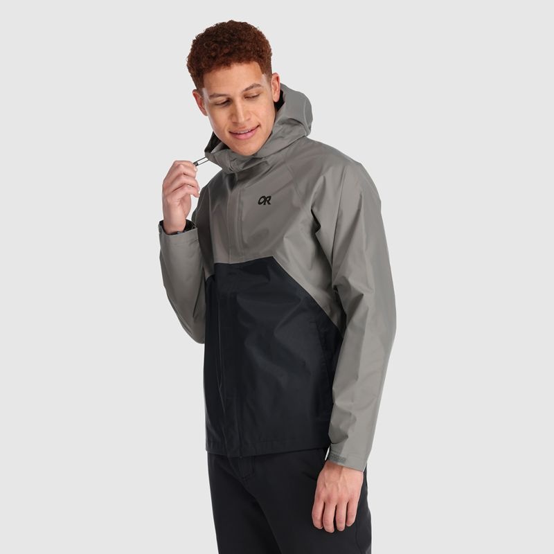 Outdoor Research Apollo Regenjacke Herren Grau Schwarz | Österreich-731IOTCGV