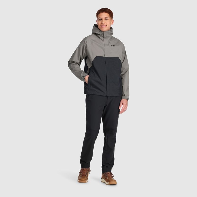 Outdoor Research Apollo Regenjacke Herren Grau Schwarz | Österreich-731IOTCGV