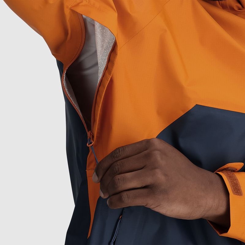 Outdoor Research Apollo Regenjacke Herren Orange Dunkelblau | Österreich-695THGXOB