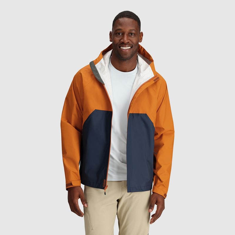 Outdoor Research Apollo Regenjacke Herren Orange Dunkelblau | Österreich-695THGXOB