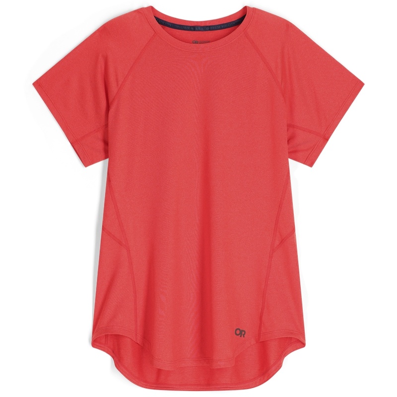 Outdoor Research Argon Kurzes Sleeve T-shirts Damen Rot | Österreich-074BWFTEO